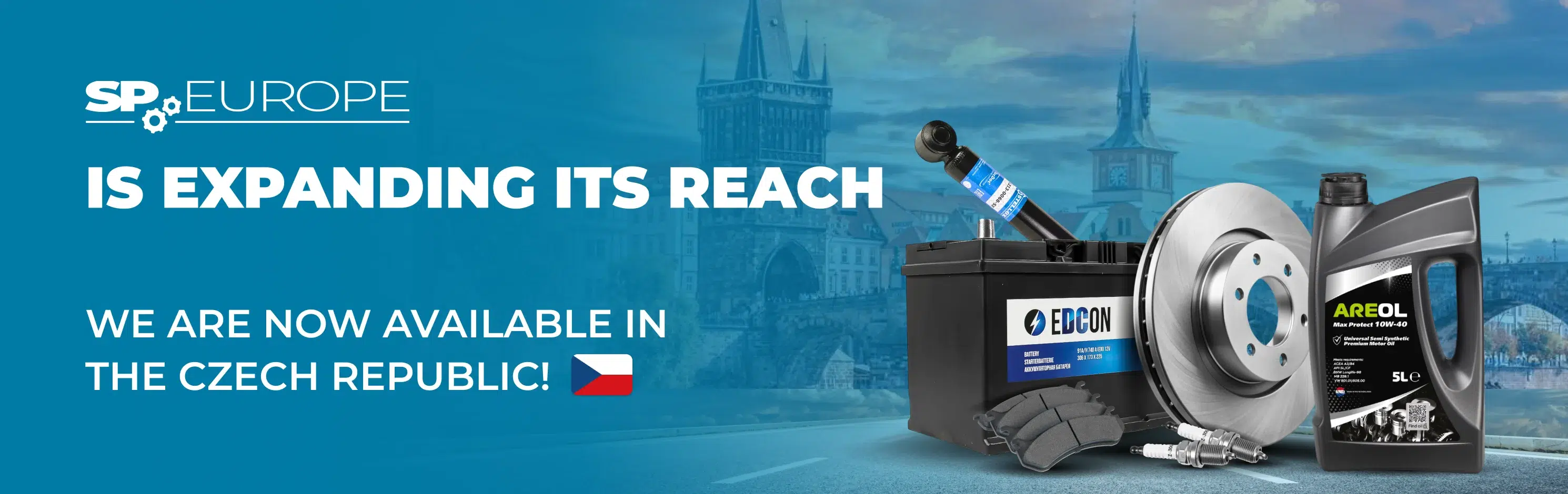 We are now available in the Czech Republic!
