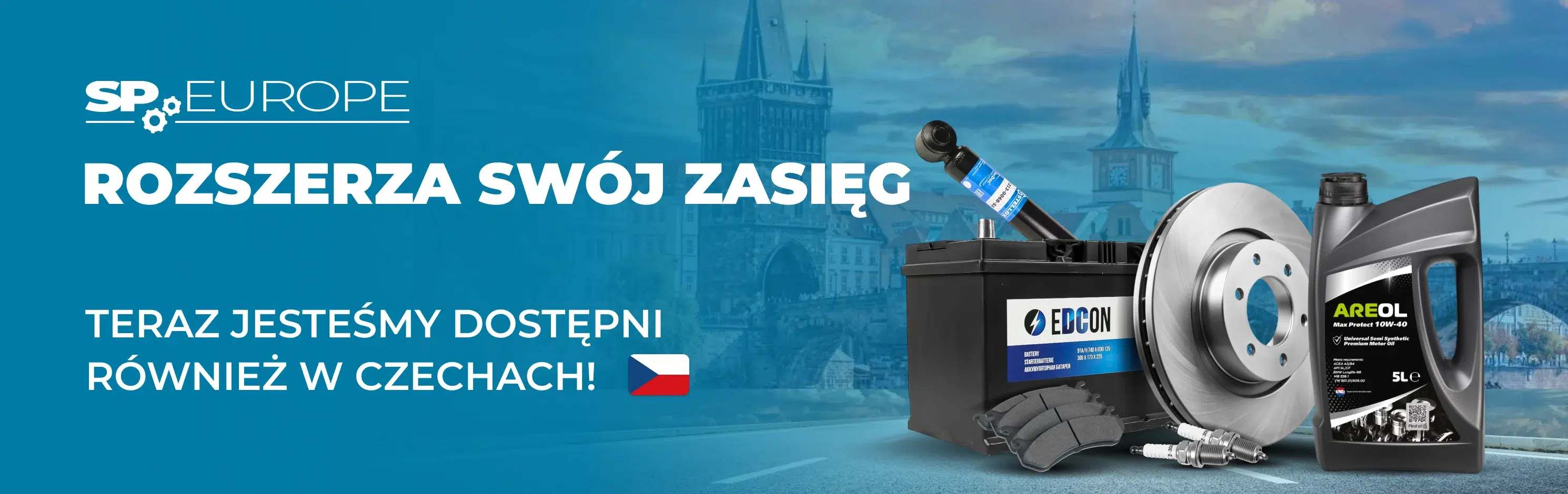 Teraz jesteśmy dostępni również w Czechach!